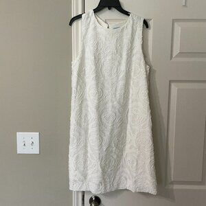 Antonio Melani, Sleeveless White Dress, Size 14